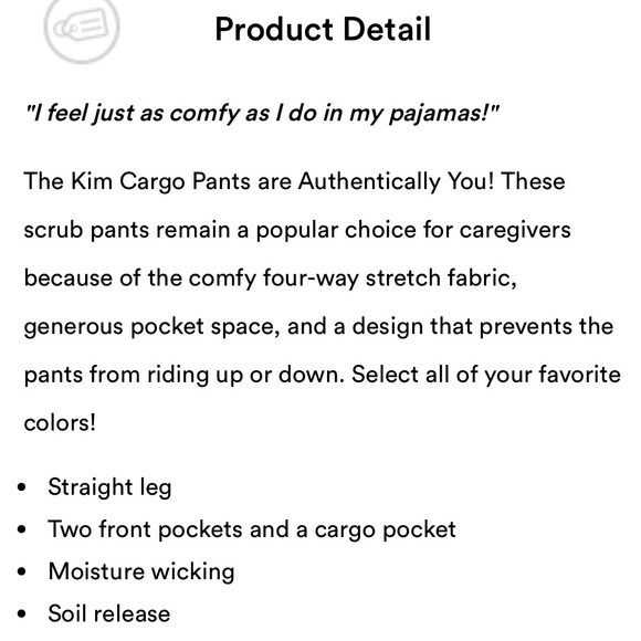 Grey’s Anatomy Kim 3 Pocket Logo Waist Cargo Pants. Color: black - Picture 6 of 14